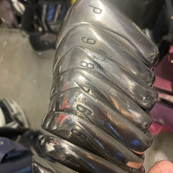 Golf Clubs Master Fit 8 Pc Iron Set mid size / In Right Handed  / S Flex - Picture 2 of 12